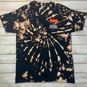 ❌SOLD❌ Handmade Def Leppard Acid Wash T-shirt